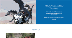 Desktop Screenshot of phoenixmetrotraffic.com